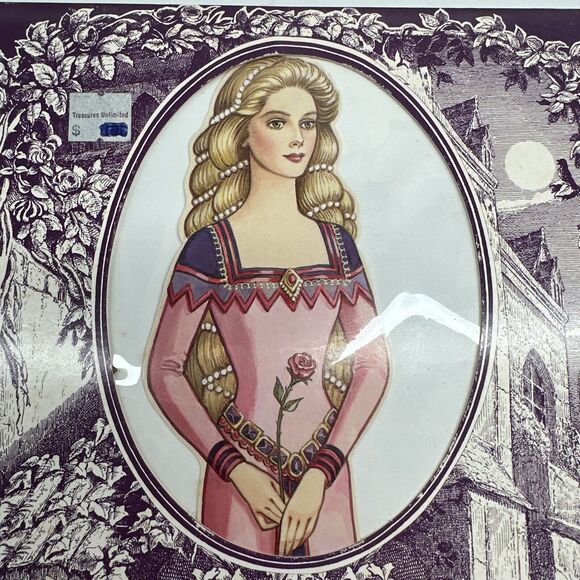 Vintage 1987 Sleeping Beauty Paper Doll Set Enchanted Forest Series Peck-Gandre - Picture 3 of 13